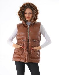 Mellény - kód 40655 - 3 - barna